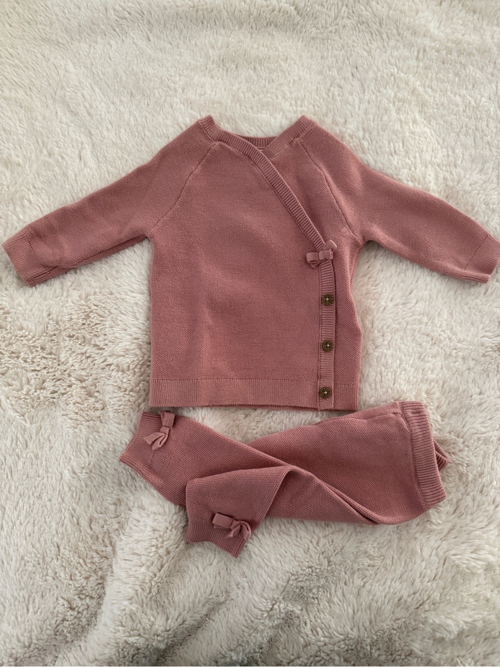Next Baby girl coming home knit set